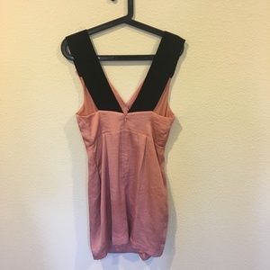 BCBGeneration Dresses - BCBGeneration pink mini dress with black straps BCBGeneration Dresses - BCBGeneration pink mini dress with black straps